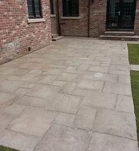 flagstone patio