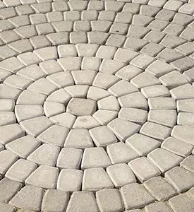 cobblestone paving
