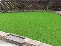 artificial grass installed